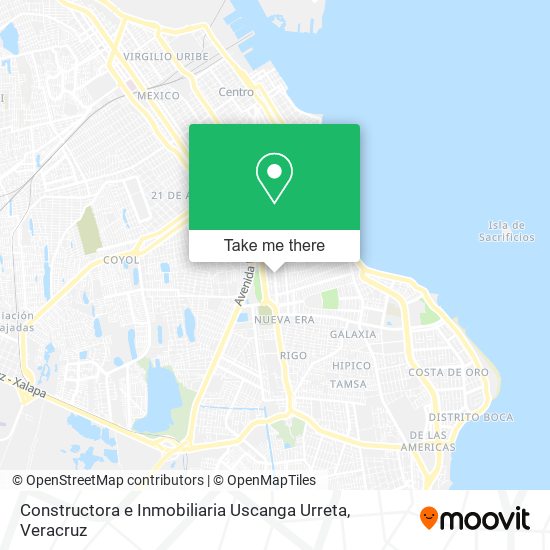 Constructora e Inmobiliaria Uscanga Urreta map