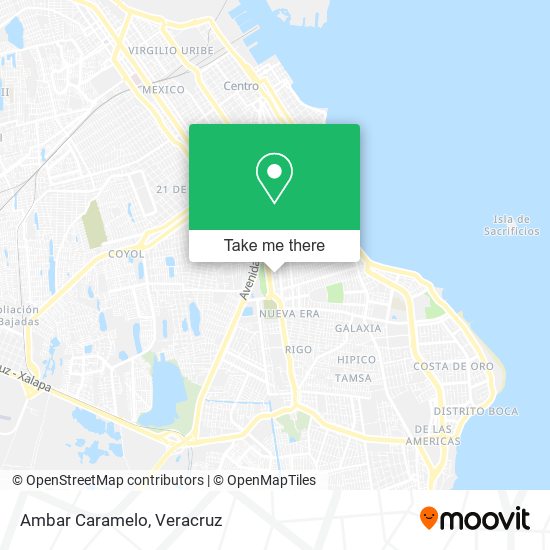 Mapa de Ambar Caramelo