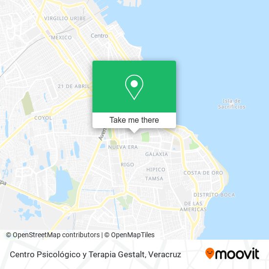 Centro Psicológico y Terapia Gestalt map