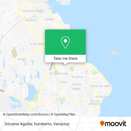 Dórame Aguilar, humberto map