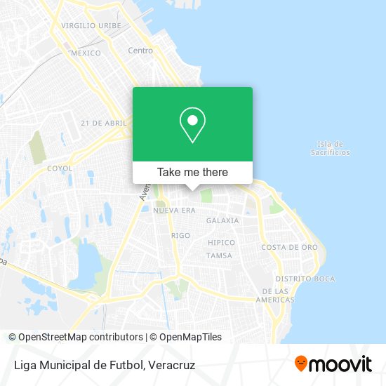 Liga Municipal de Futbol map