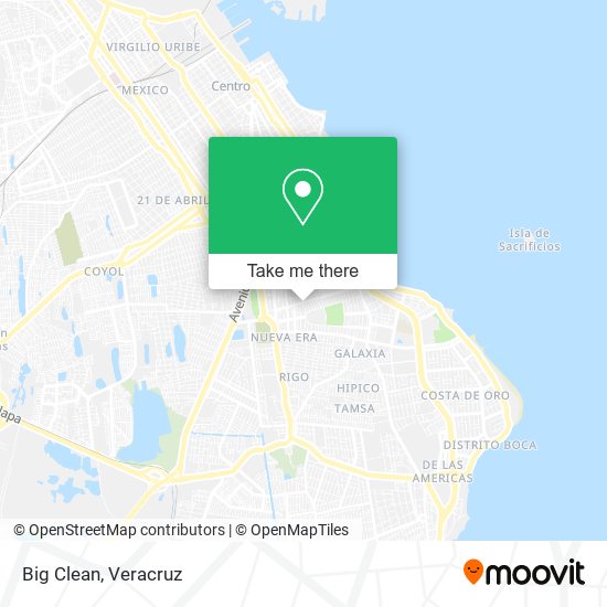 Mapa de Big Clean