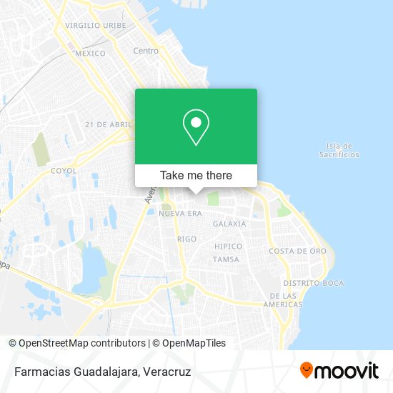 Farmacias Guadalajara map