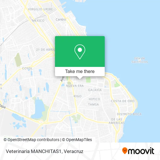 Veterinaria MANCHITAS1 map