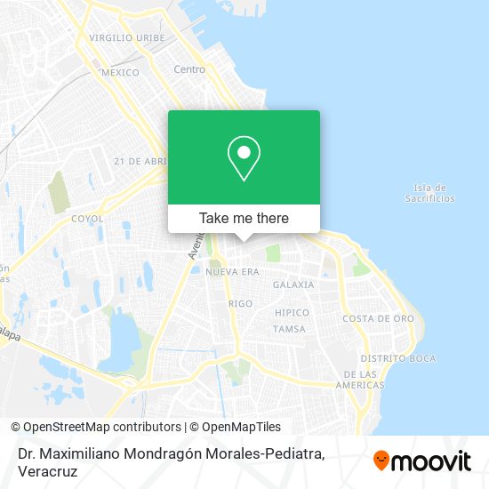 Dr. Maximiliano Mondragón Morales-Pediatra map