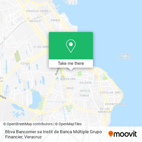 Bbva Bancomer sa Instit de Banca Múltiple Grupo Financier map