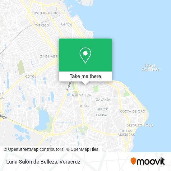 Luna-Salón de Belleza map