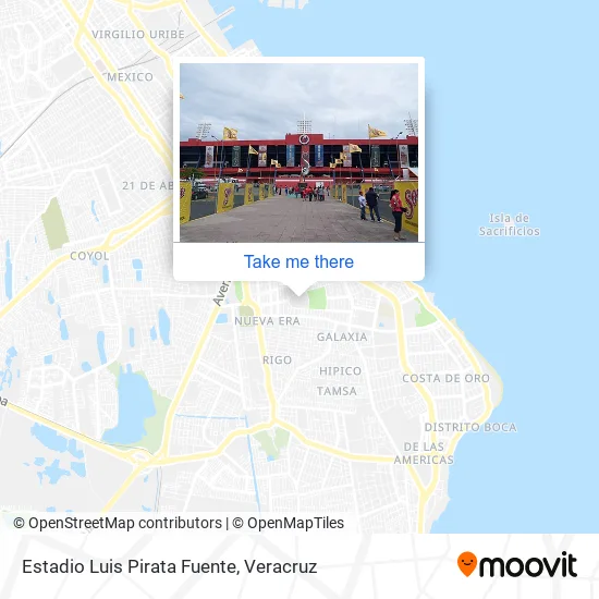 Estadio Luis Pirata Fuente map