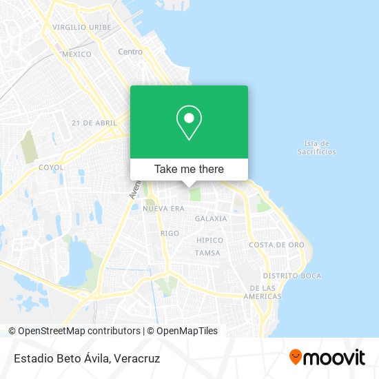 Estadio Beto Ávila map
