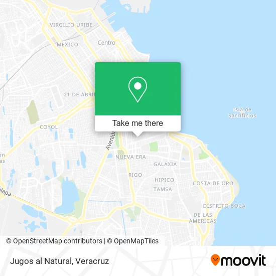 Jugos al Natural map