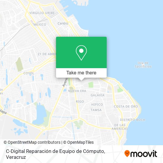 C-Digital Reparación de Equipo de Cómputo map