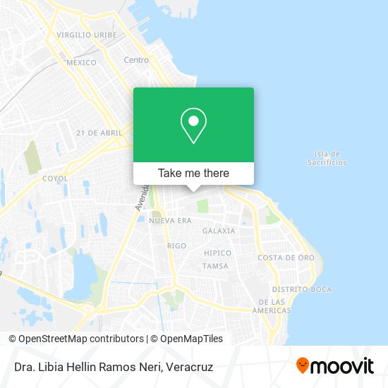 Dra. Libia Hellin Ramos Neri map