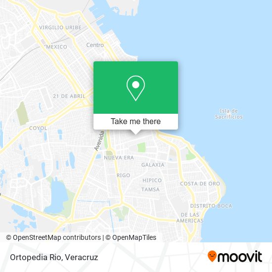 Ortopedia Rio map