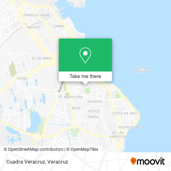 Cuadra Veracruz map