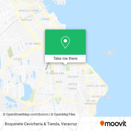 Mapa de Boquinete Cevichería & Tienda