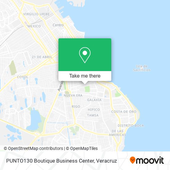 Mapa de PUNTO130 Boutique Business Center