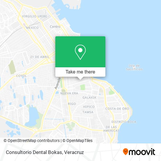 Consultorio Dental Bokas map