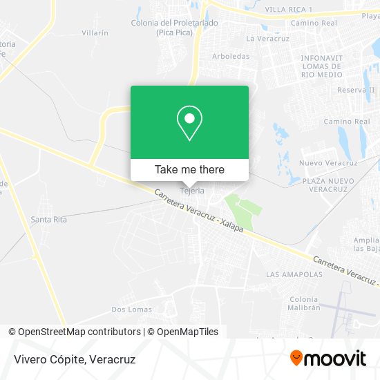 Mapa de Vivero Cópite