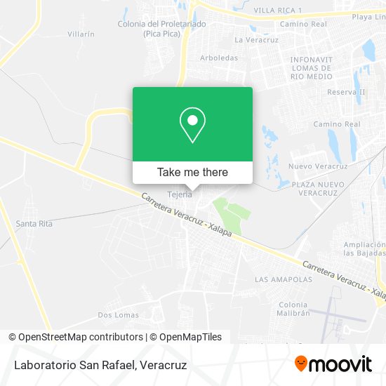 Laboratorio San Rafael map