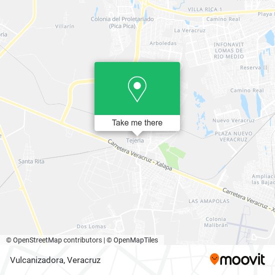 Mapa de Vulcanizadora