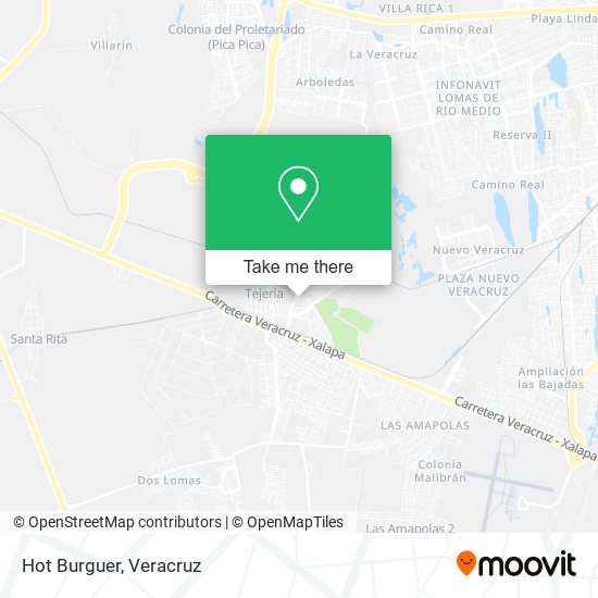 Mapa de Hot Burguer