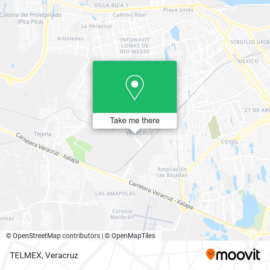 TELMEX map