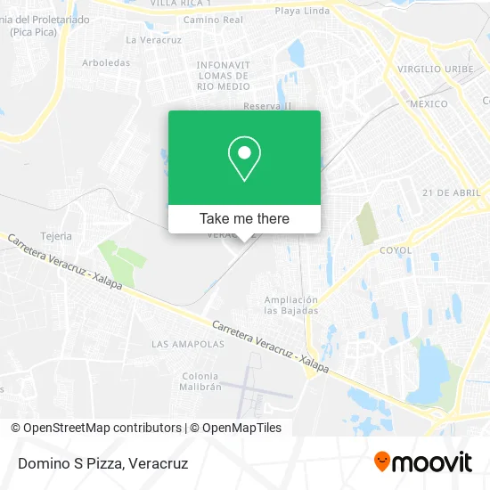 Mapa de Domino S Pizza