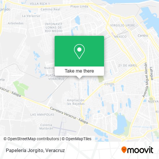 Papelería Jorgito map