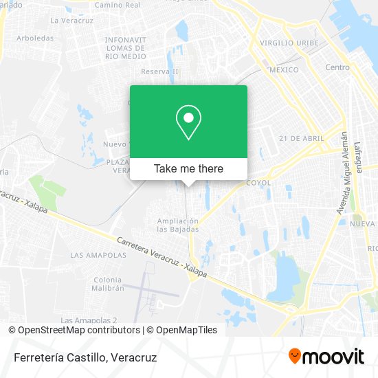 Ferretería Castillo map