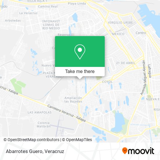 Mapa de Abarrotes Guero