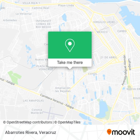Mapa de Abarrotes Rivera
