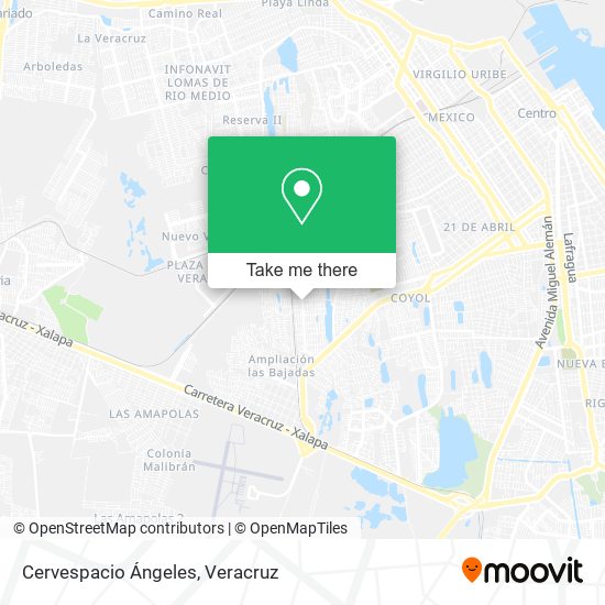 Cervespacio Ángeles map
