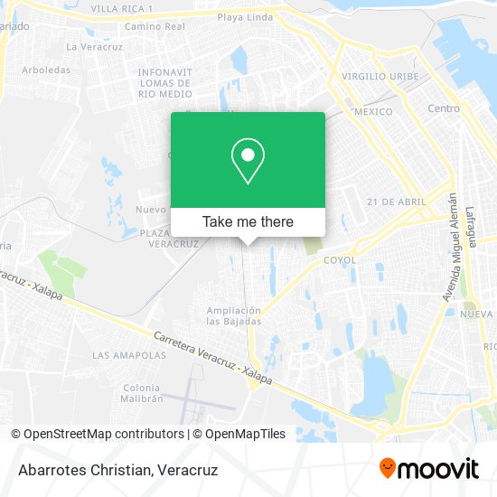Mapa de Abarrotes Christian
