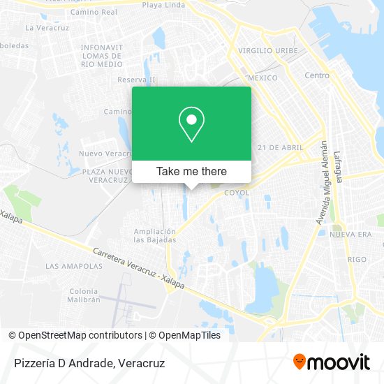 Pizzería D Andrade map