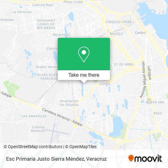 Esc Primaria Justo Sierra Méndez map