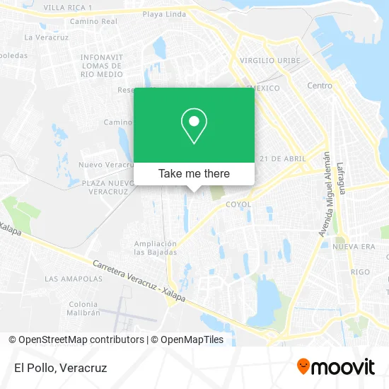 El Pollo map