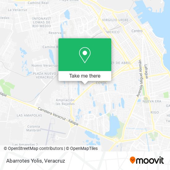 Mapa de Abarrotes Yolis