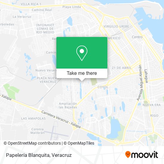Mapa de Papelería Blanquita