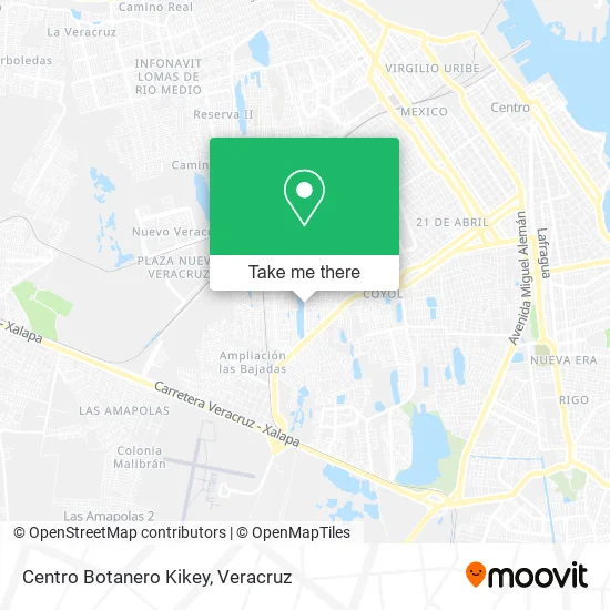 Centro Botanero Kikey map