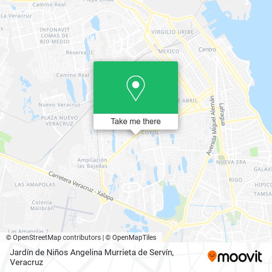 Jardín de Niños Angelina Murrieta de Servín map