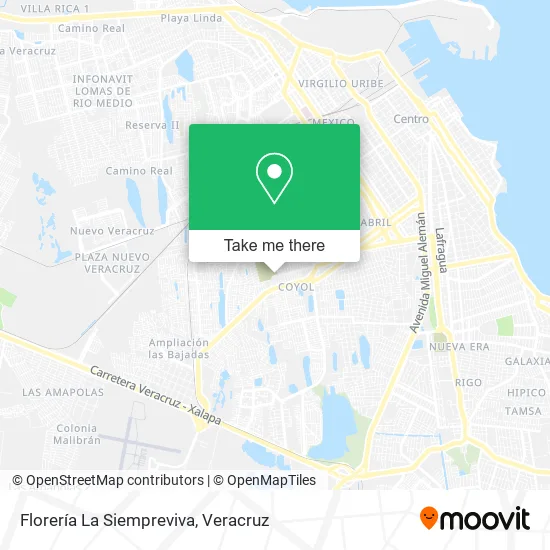 Florería La Siempreviva map
