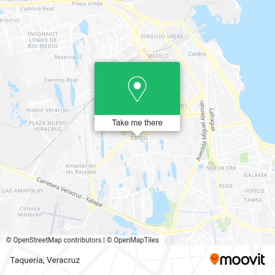 Taquería map