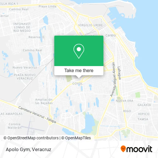 Mapa de Apolo Gym