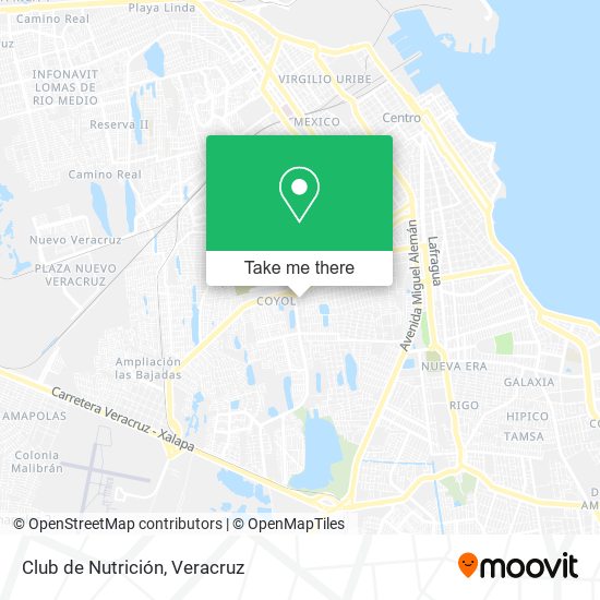 Club de Nutrición map