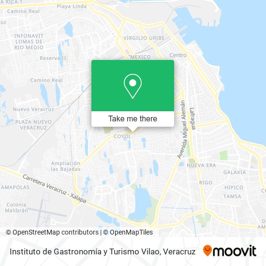 Instituto de Gastronomía y Turismo Vilao map