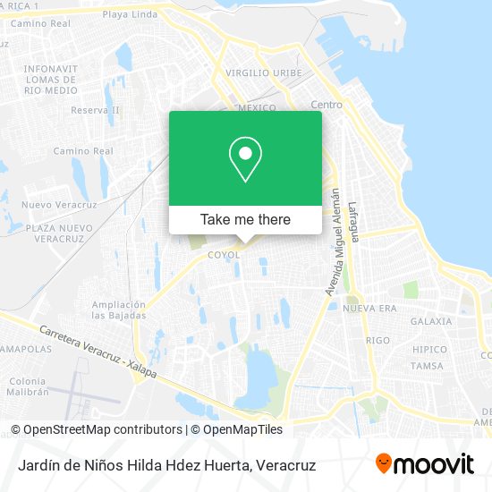 Jardín de Niños Hilda Hdez Huerta map