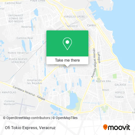 Ofi Tokio Express map