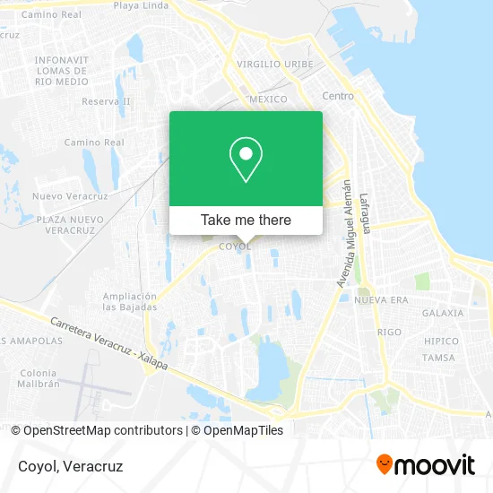Mapa de Coyol