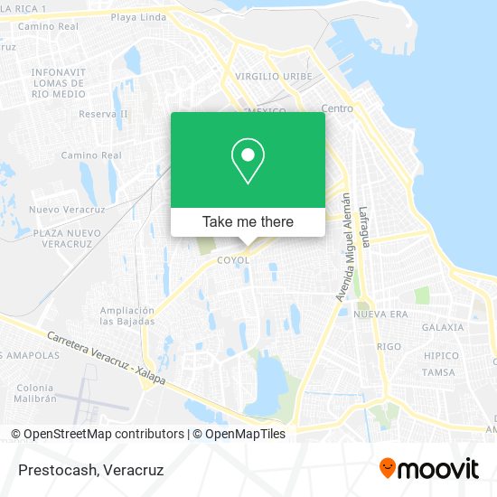 Prestocash map