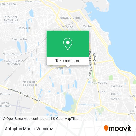 Mapa de Antojitos Marilu